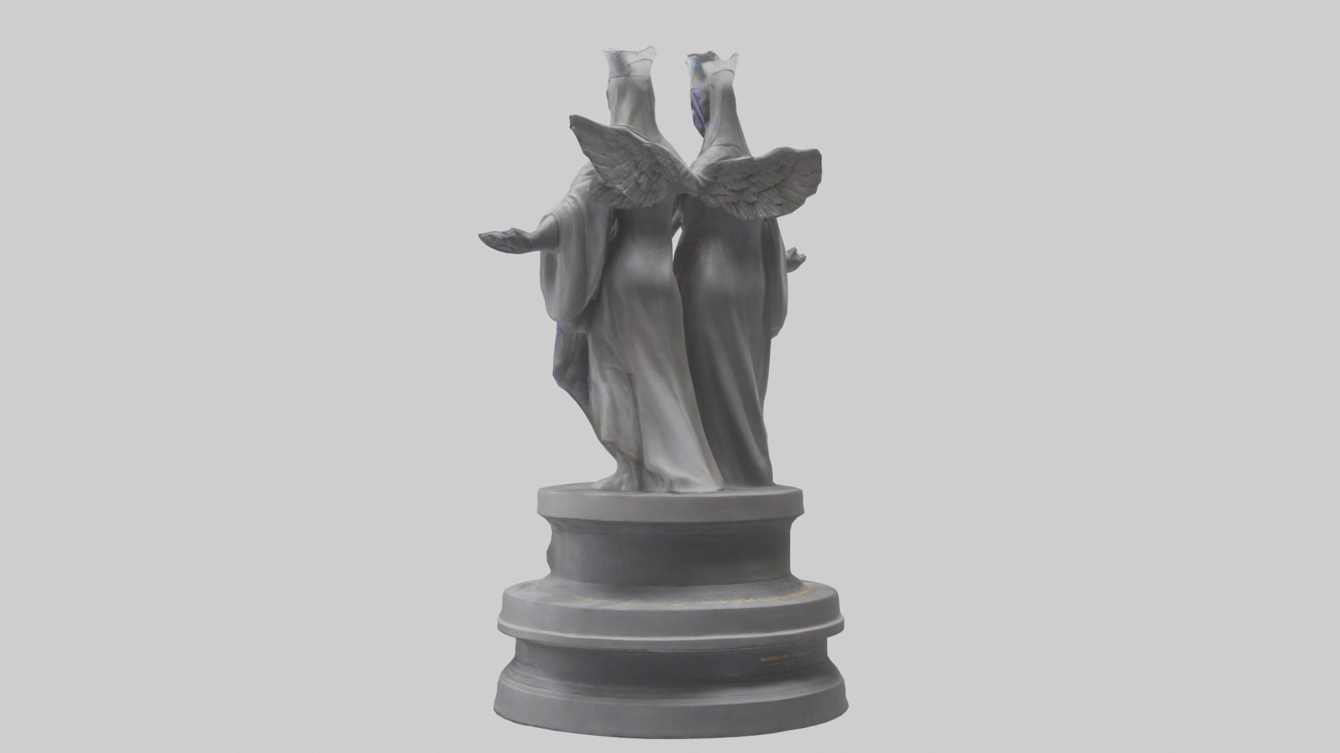 Guardians of Equality statue model Low-poly 3D model_3