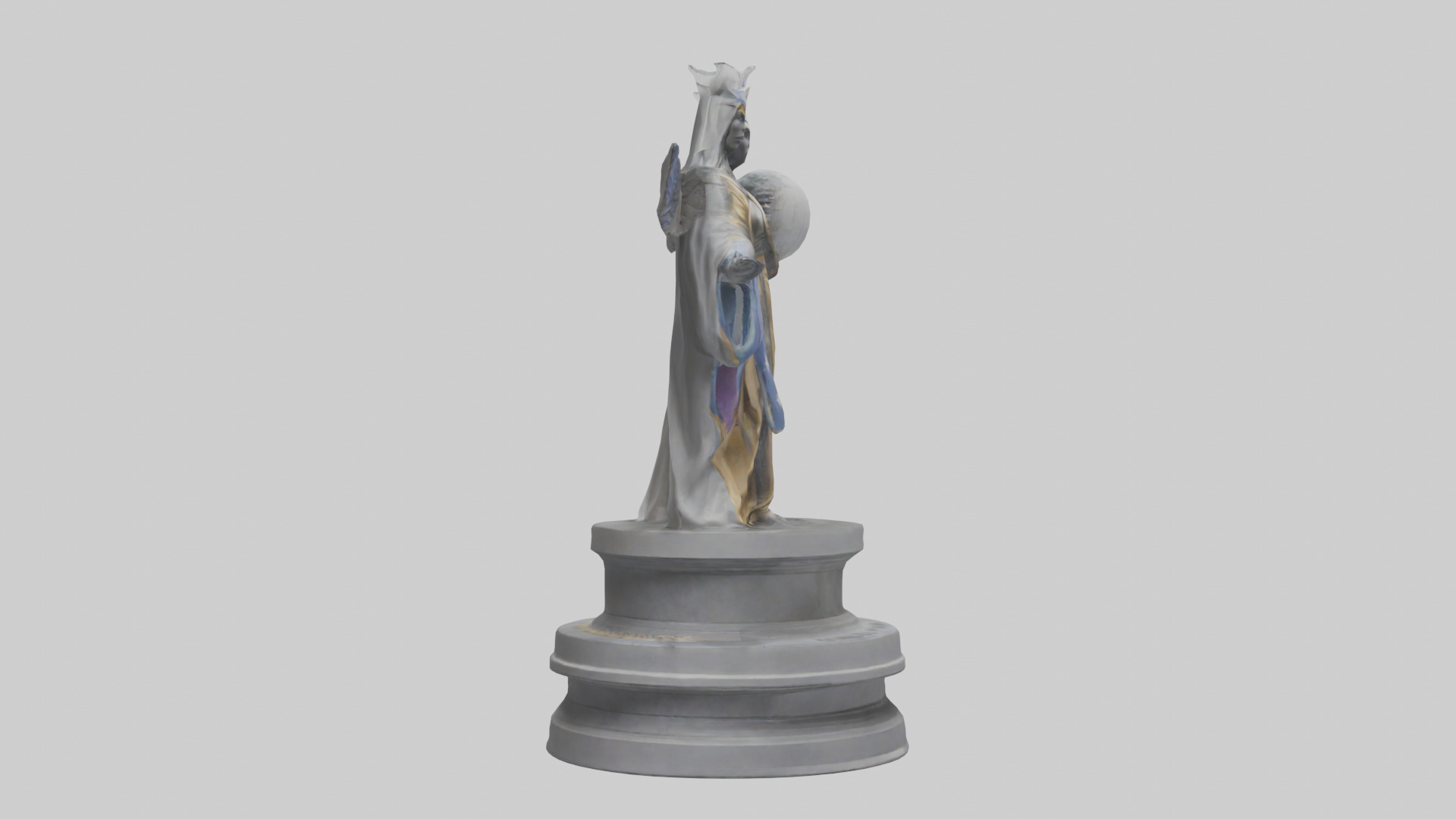 Guardians of Equality statue model Low-poly 3D model_13