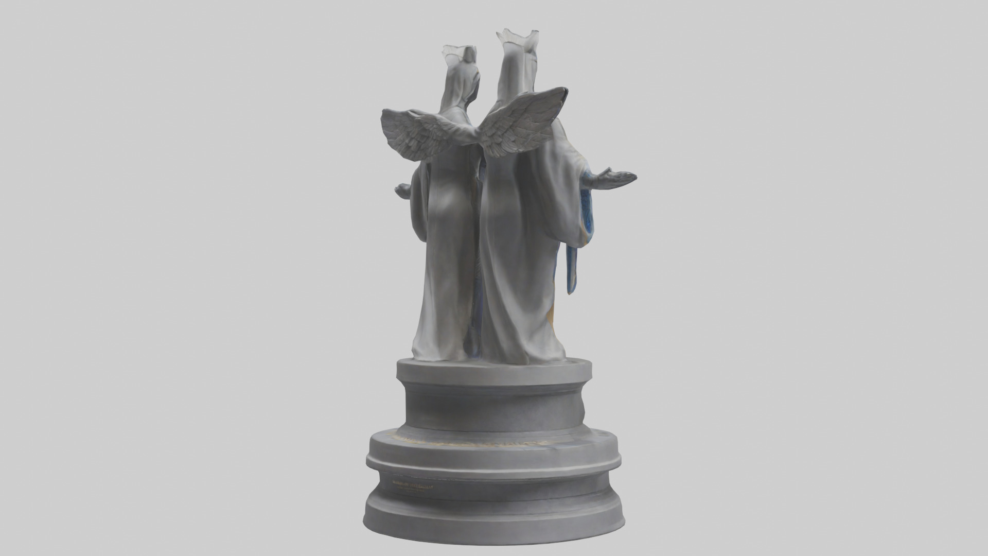 Guardians of Equality statue model Low-poly 3D model_4