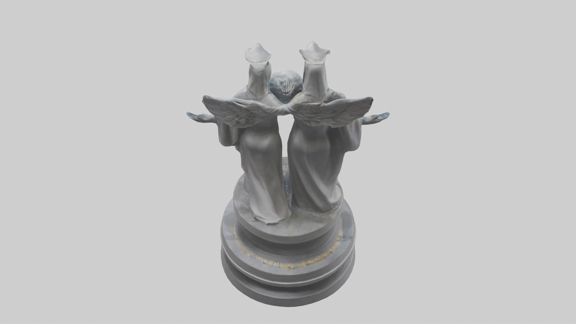 Guardians of Equality statue model Low-poly 3D model_15
