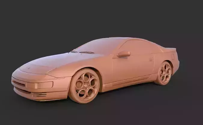 Nissan 300ZX 3D print model