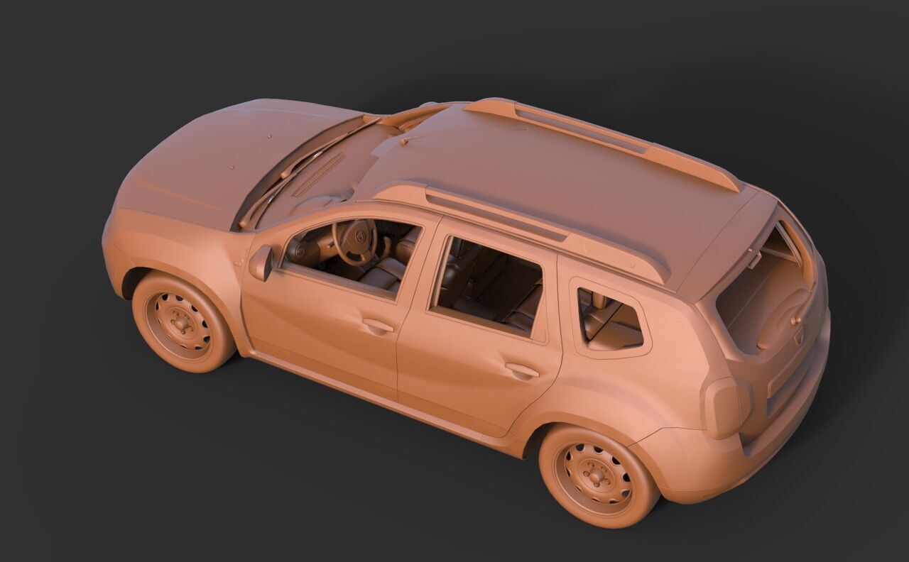 Renault Duster 2009 3D print model_5