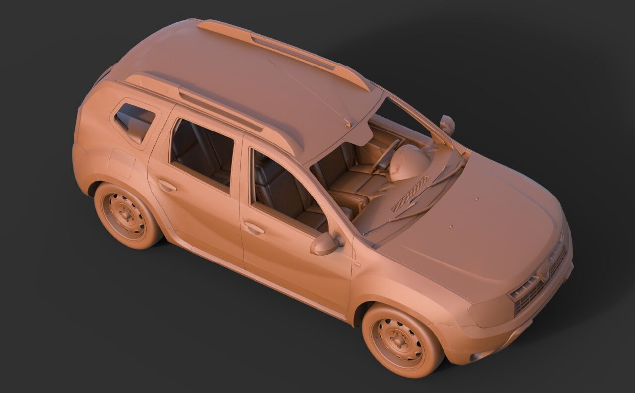 Renault Duster 2009 3D print model_6