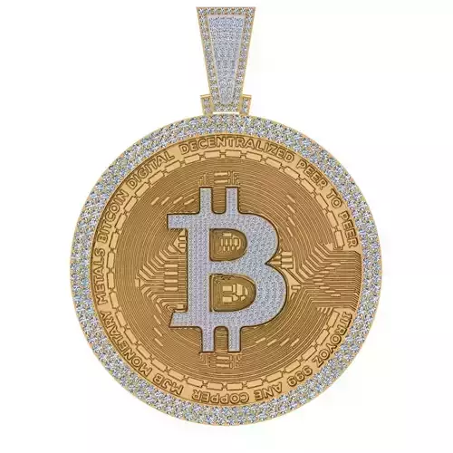 Bitcoin Pendant 3D print model