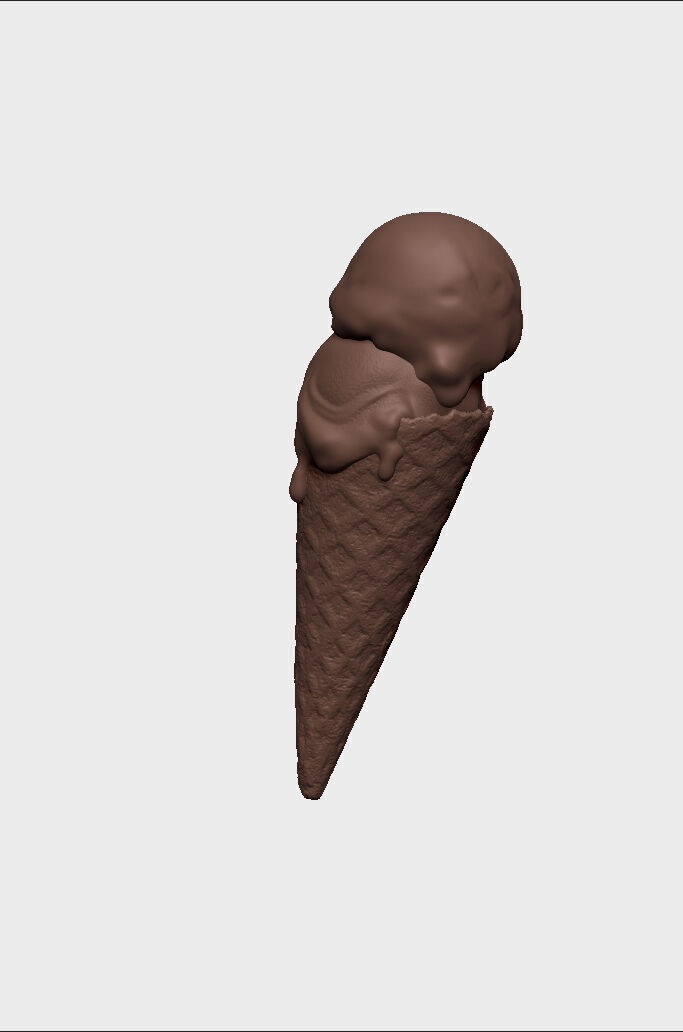 Ice cream 3D print model_3