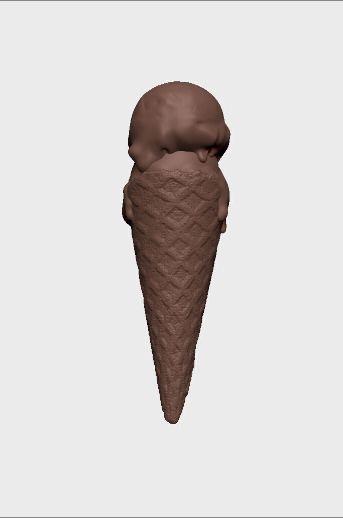 Ice cream 3D print model_4