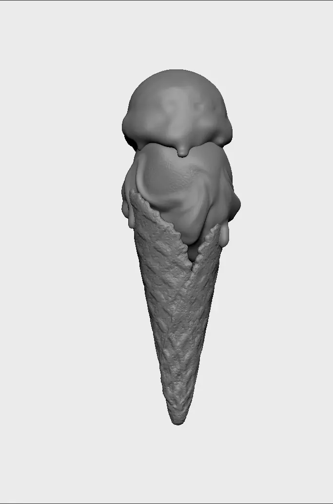 Ice cream 3D print model_0