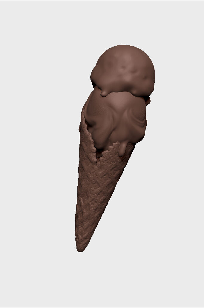 Ice cream 3D print model_1