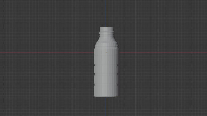 Premium Water Bottle withoud Lable Free low-poly 3D model