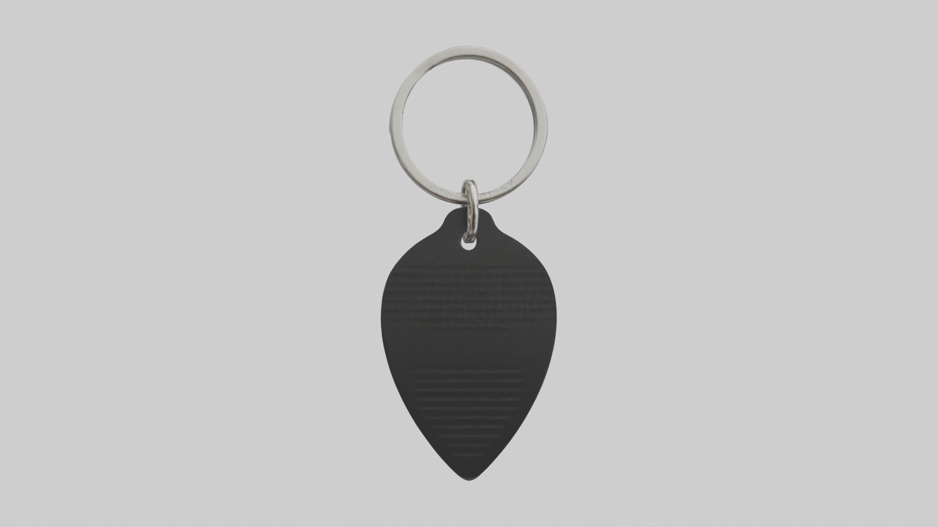 Guitar pick keychain model Low-poly 3D model_9