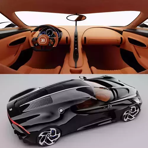 Bugatti La Voiture Noire HQ Interior Exterior