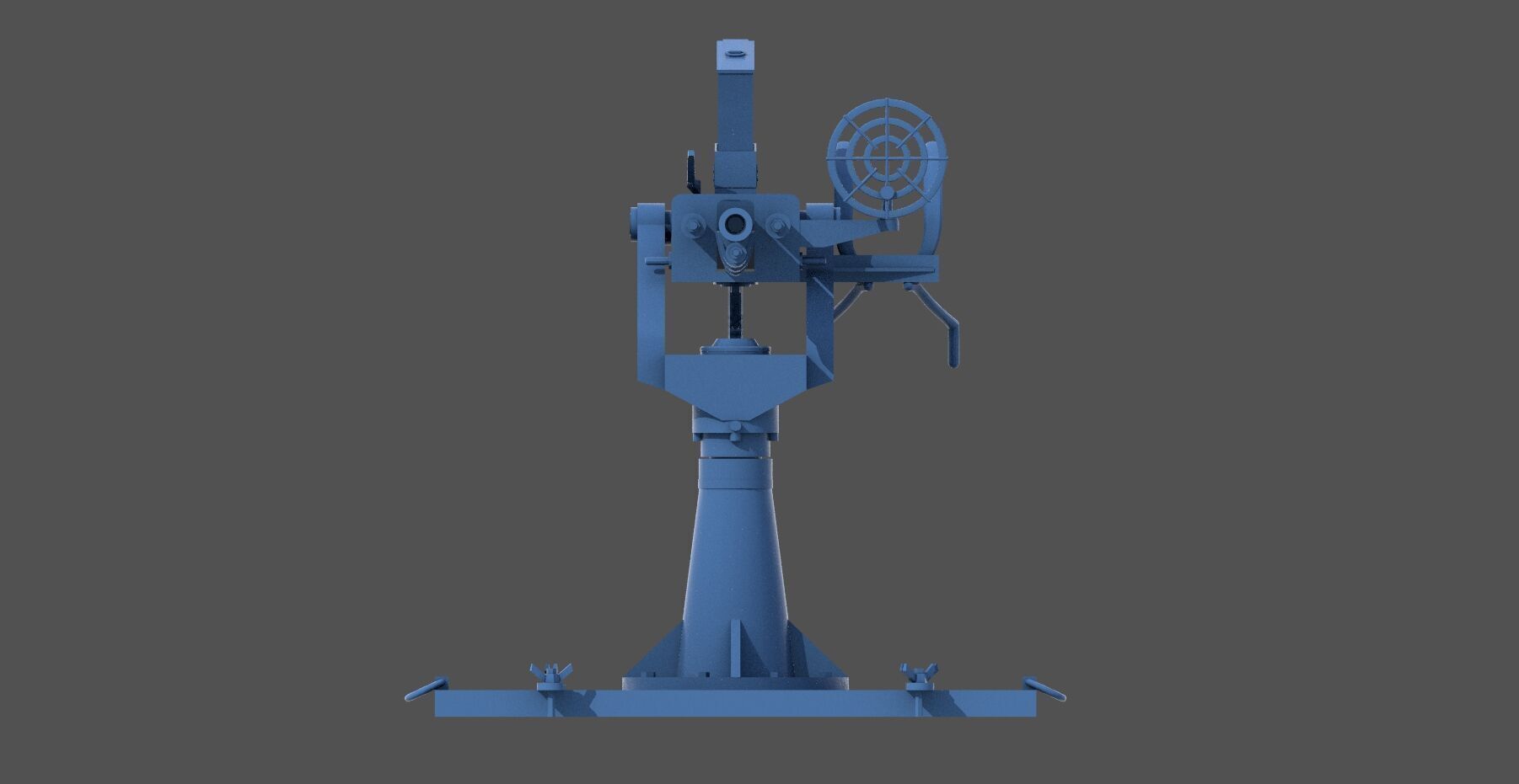 Japanese 25mm MG - Commercial license - 1-350 scale 3D print model_5