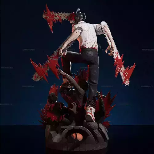 Denji Chainsaw Man Diorama