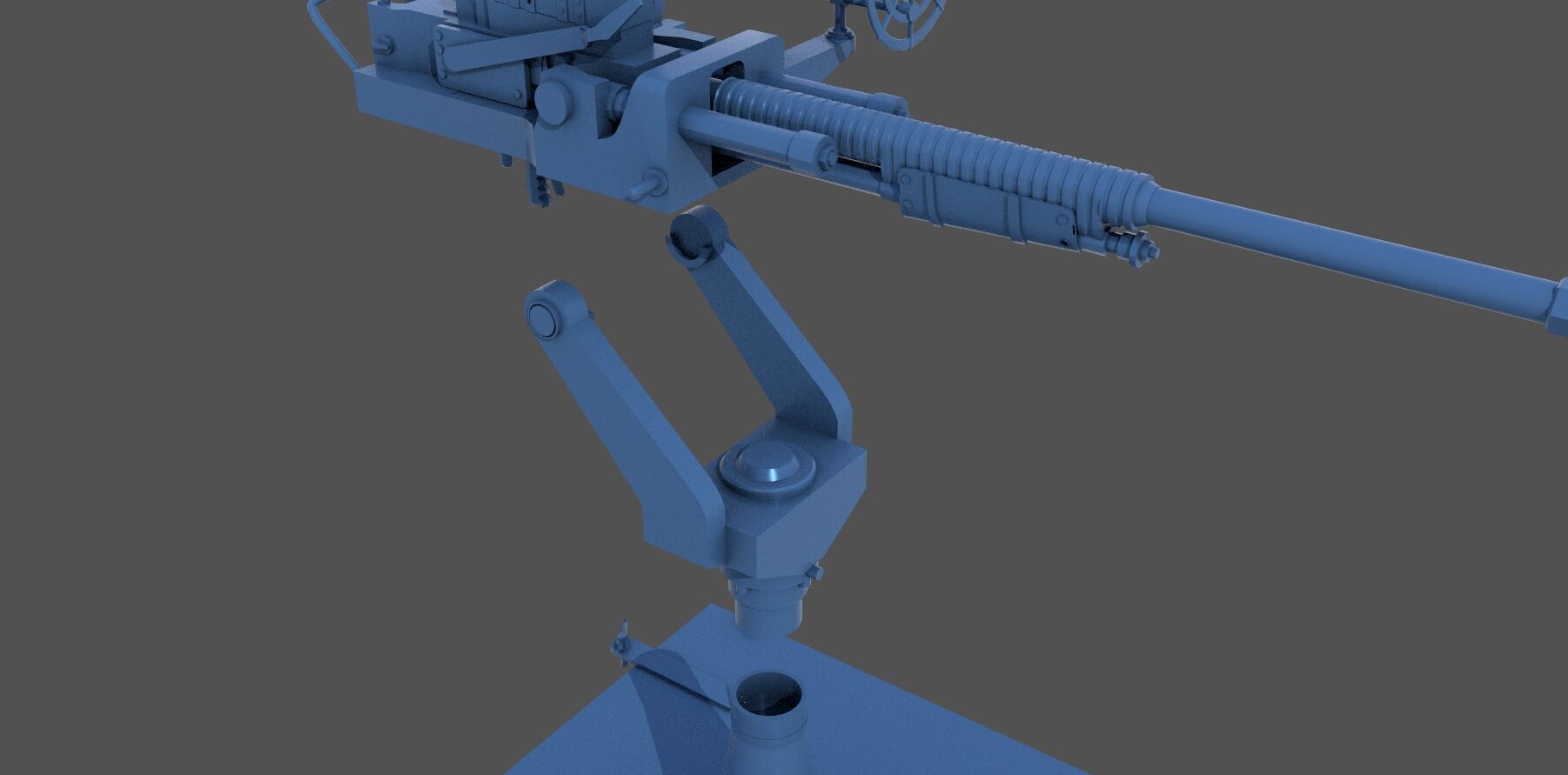 Japanese 25mm MG - Commercial license - 1-100 scale 3D print model_5