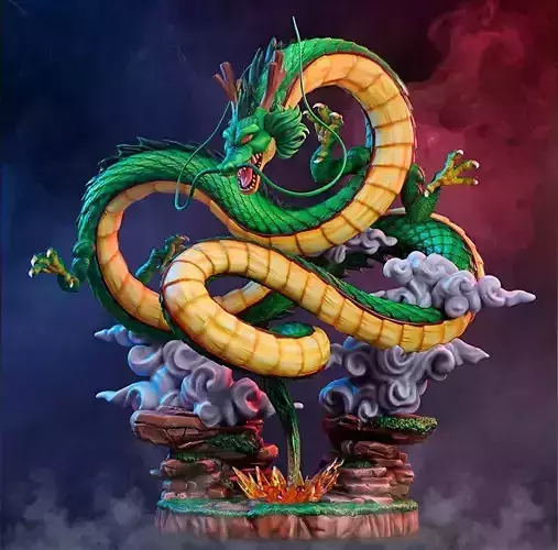 Goku and Shenron Dragon Ball Diorama
