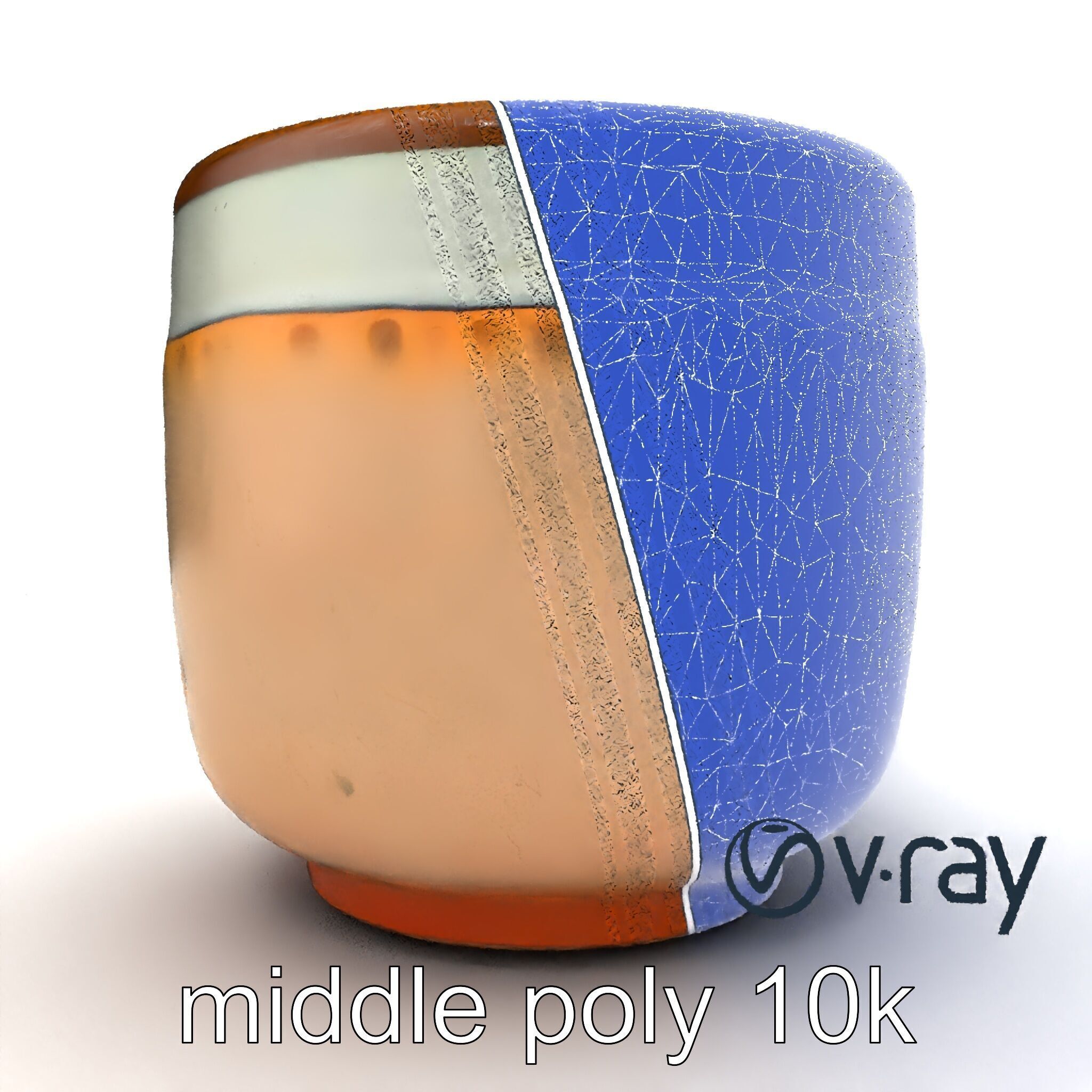 Artisanal Rustic Coffee Cup model pack Low-poly 3D model_31