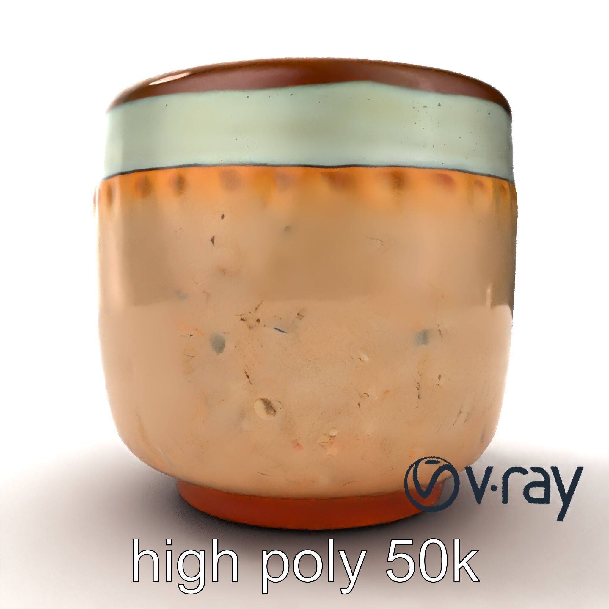 Artisanal Rustic Coffee Cup model pack Low-poly 3D model_28