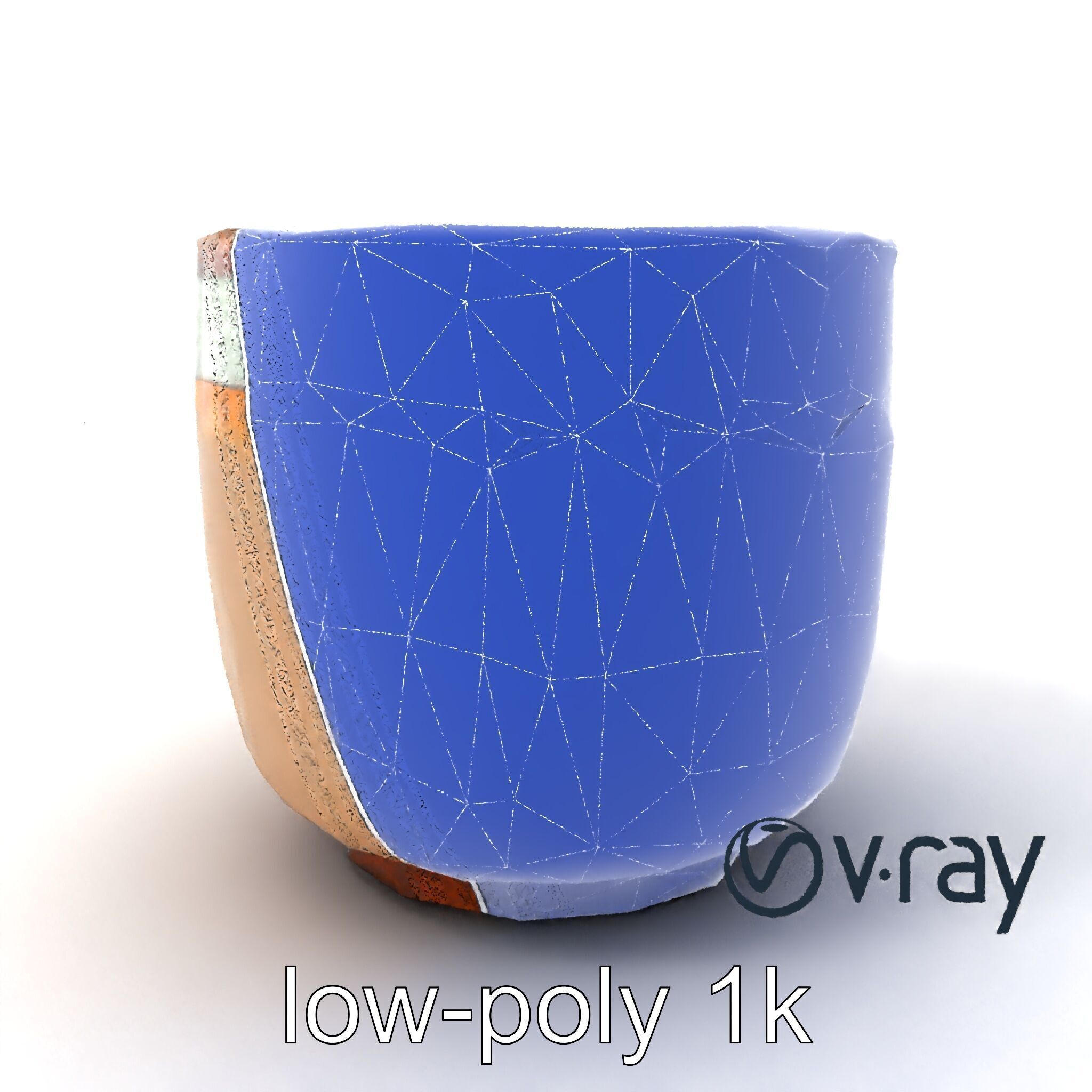 Artisanal Rustic Coffee Cup model pack Low-poly 3D model_7