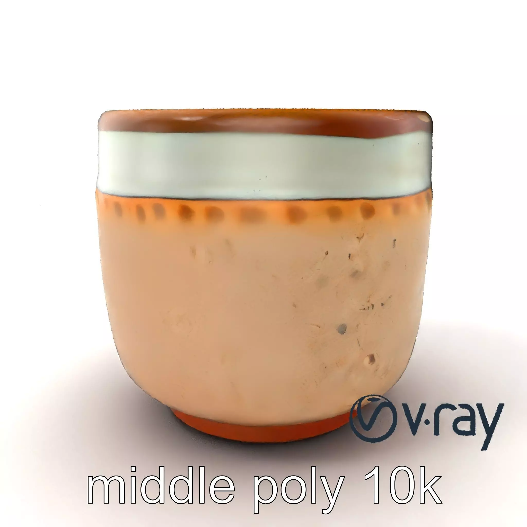 Artisanal Rustic Coffee Cup model pack Low-poly 3D model_0