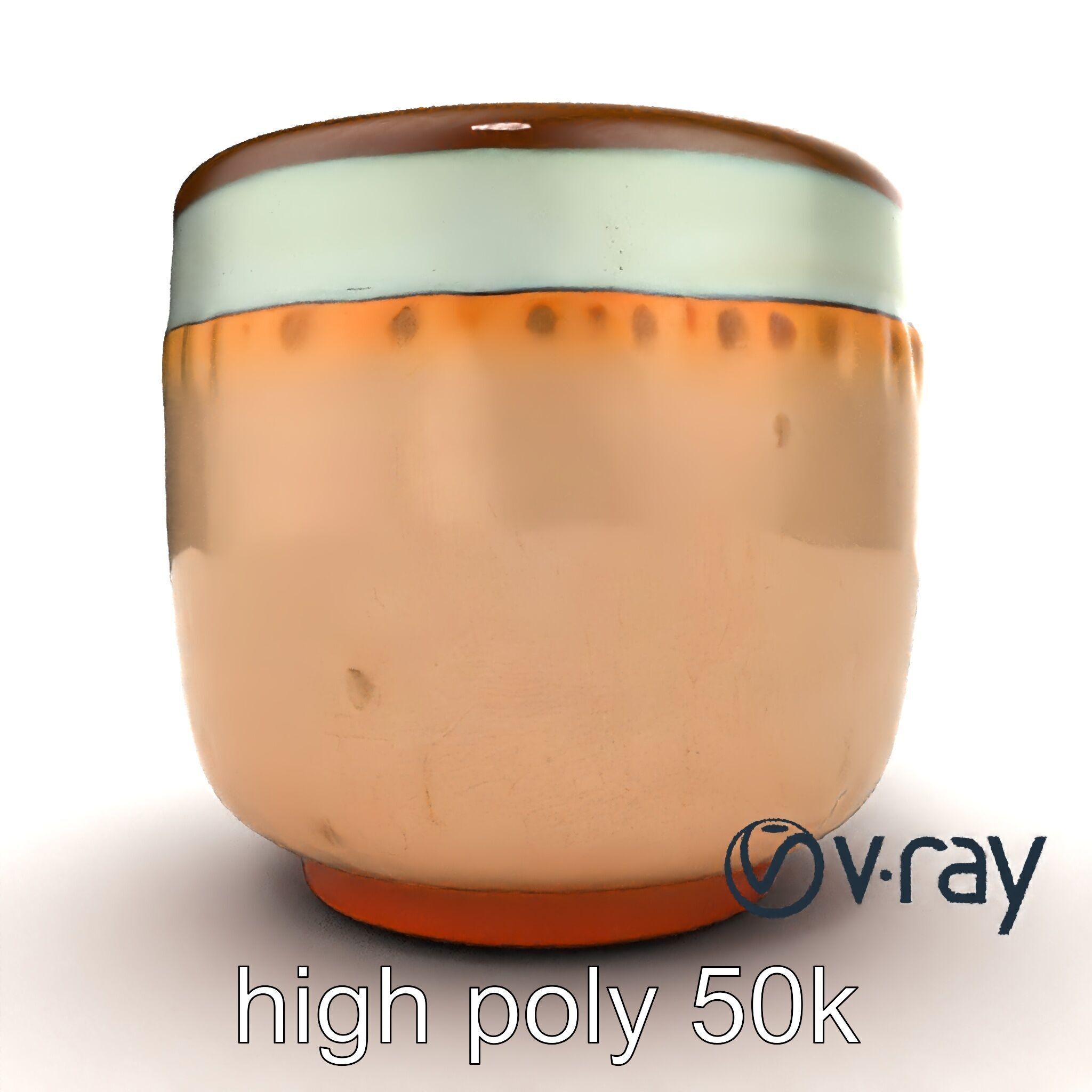 Artisanal Rustic Coffee Cup model pack Low-poly 3D model_21