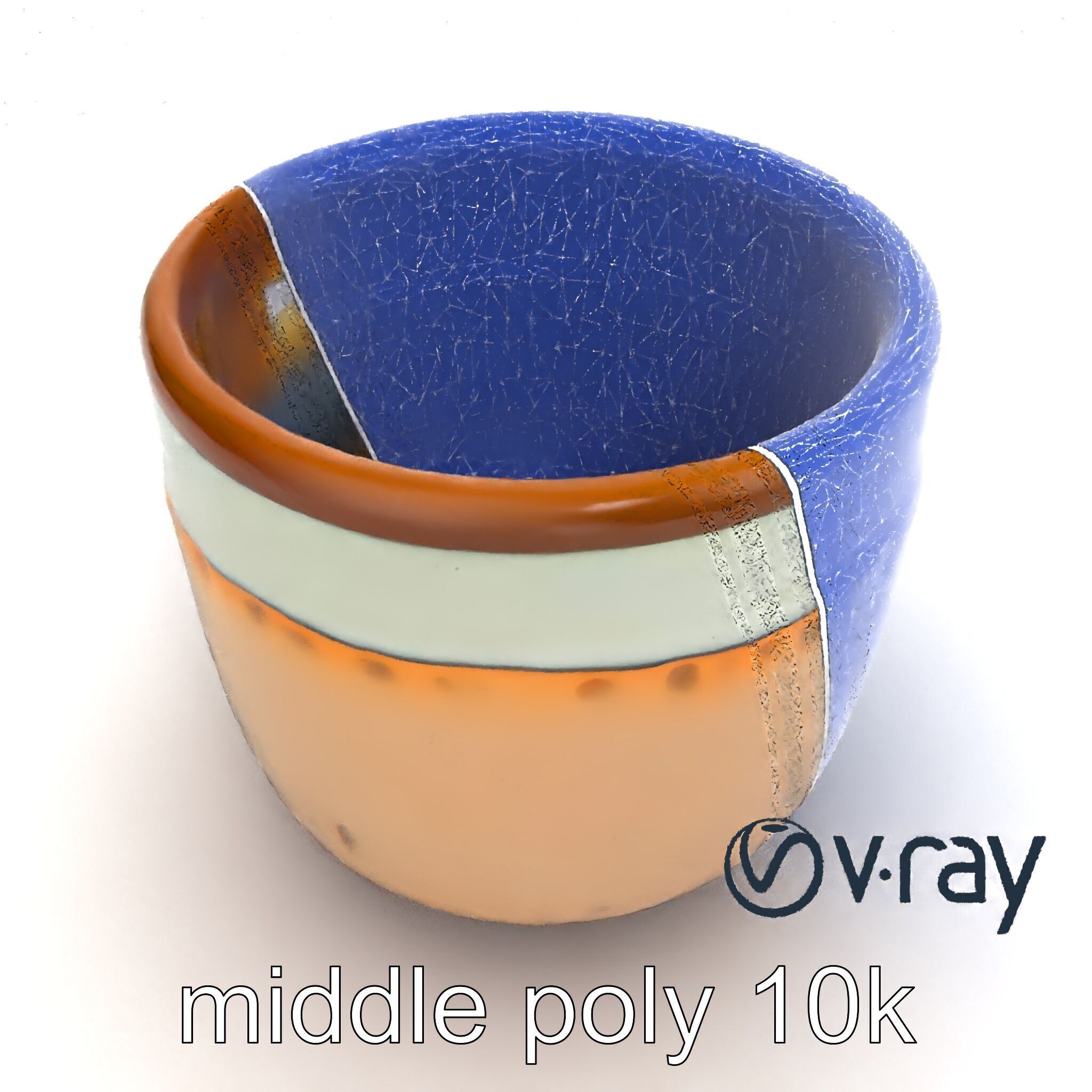 Artisanal Rustic Coffee Cup model pack Low-poly 3D model_29