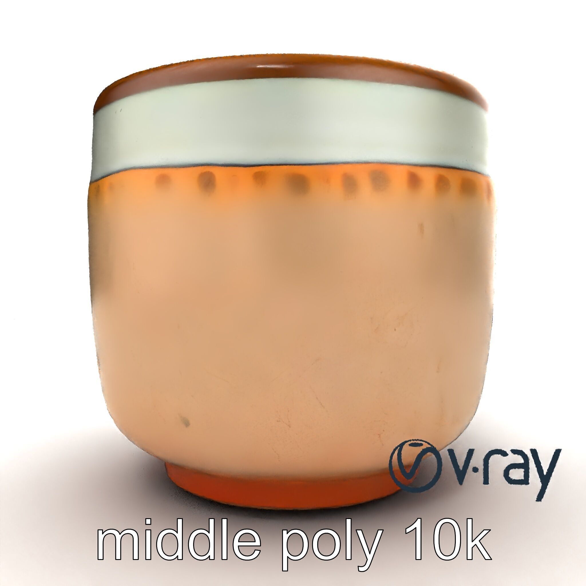 Artisanal Rustic Coffee Cup model pack Low-poly 3D model_19