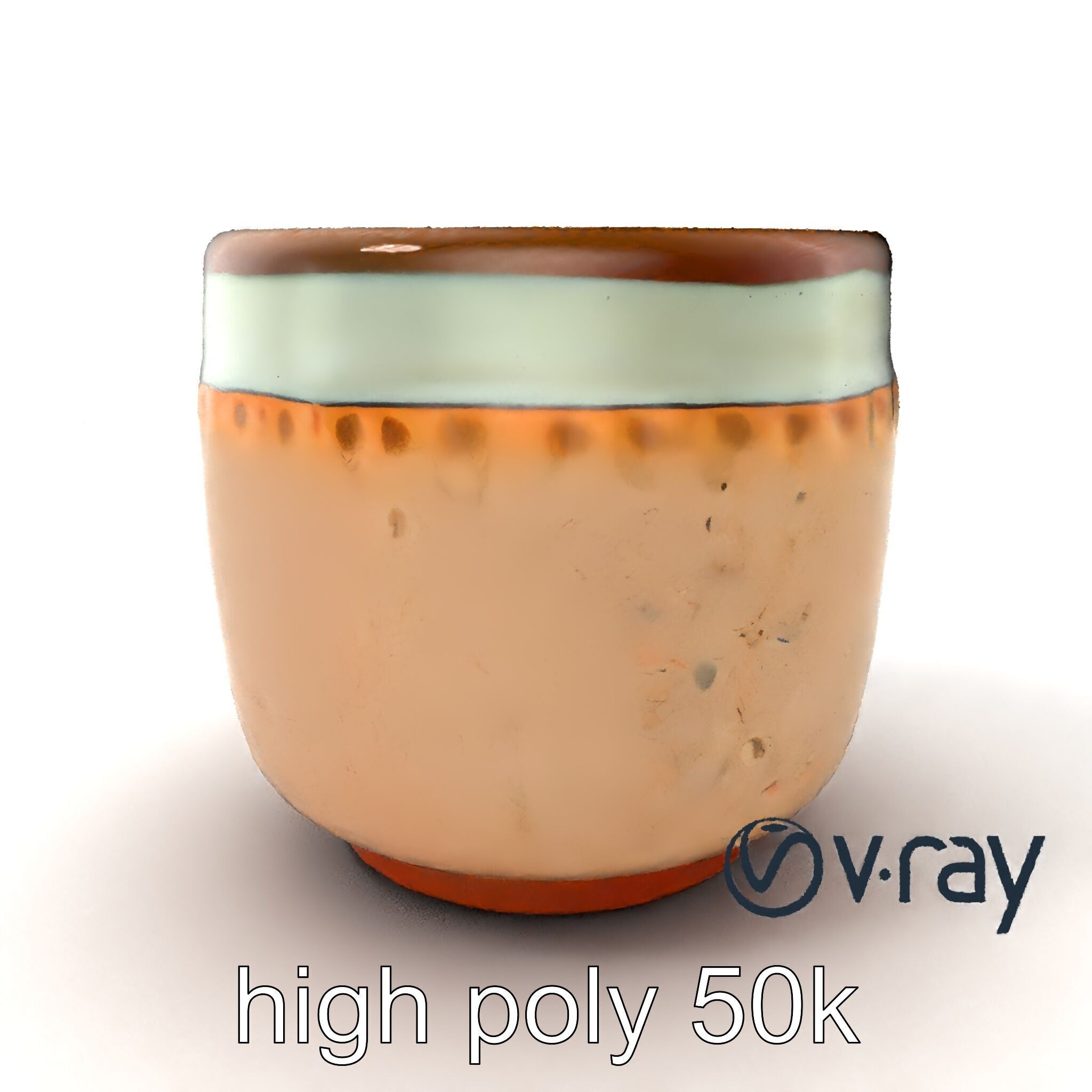 Artisanal Rustic Coffee Cup model pack Low-poly 3D model_2