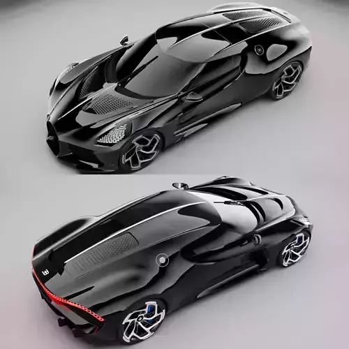 Bugatti La Voiture Noire 3D model