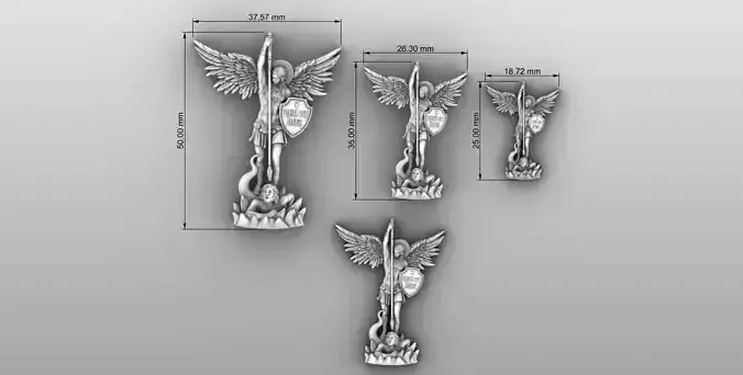 Archangel Saint Michael - Arcangel san miguel 3D print model