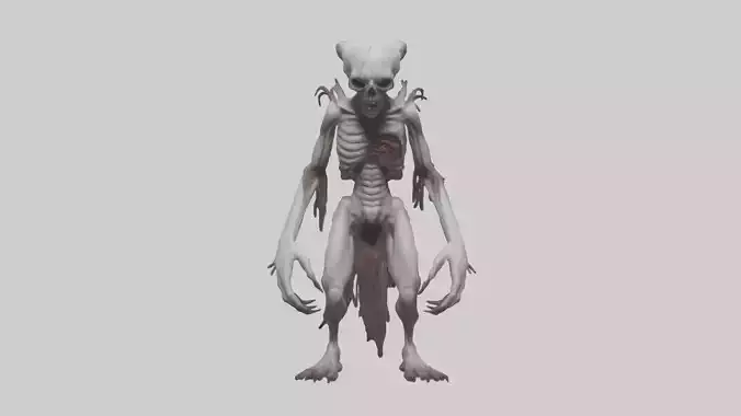 Halfdead creature model