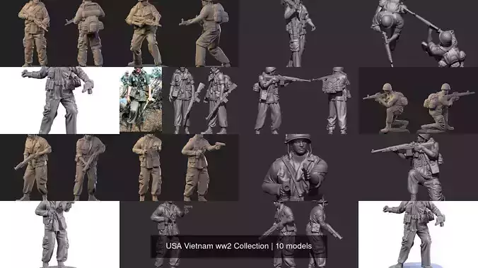 USA Vietnam ww2 Collection