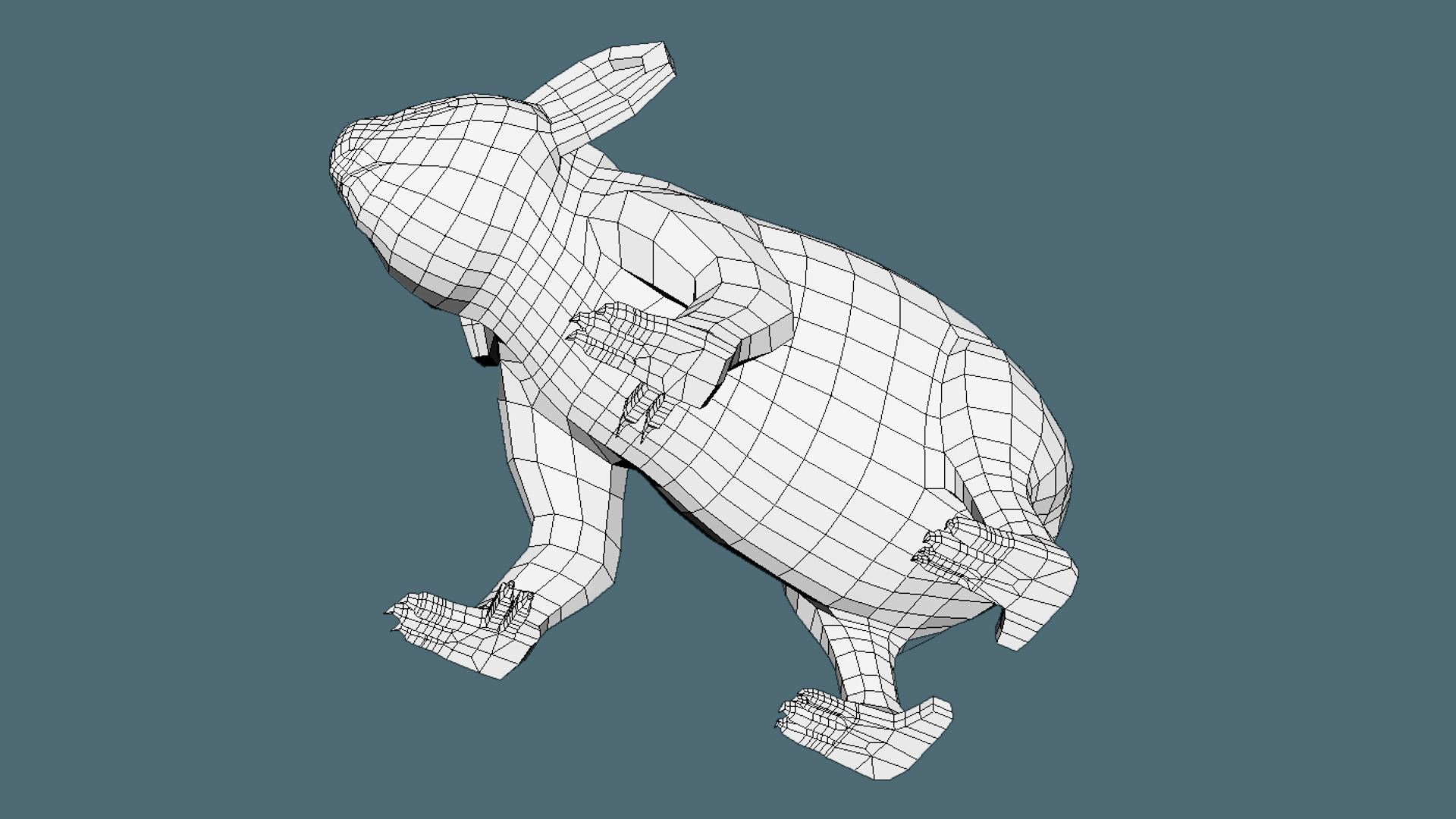 Coala Low Poly Base Mesh Low-poly 3D model_6