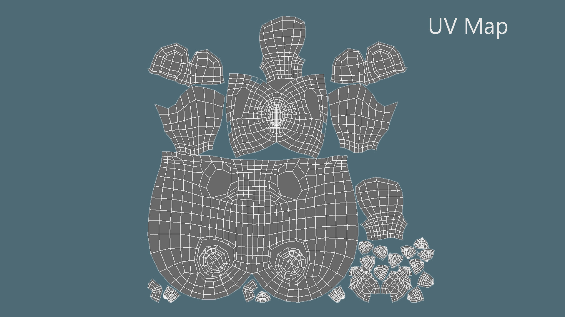 Coala Low Poly Base Mesh Low-poly 3D model_9