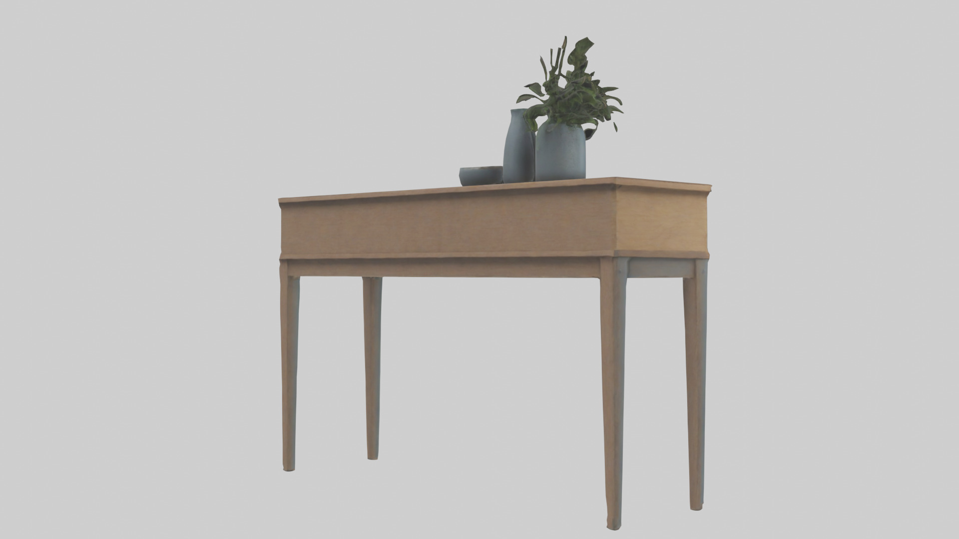 Hallway table model Low-poly 3D model_2