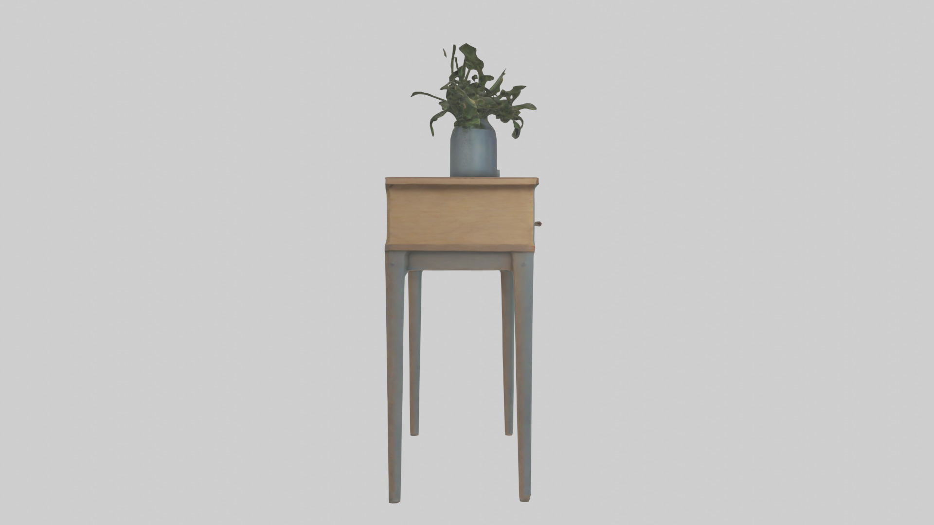 Hallway table model Low-poly 3D model_13