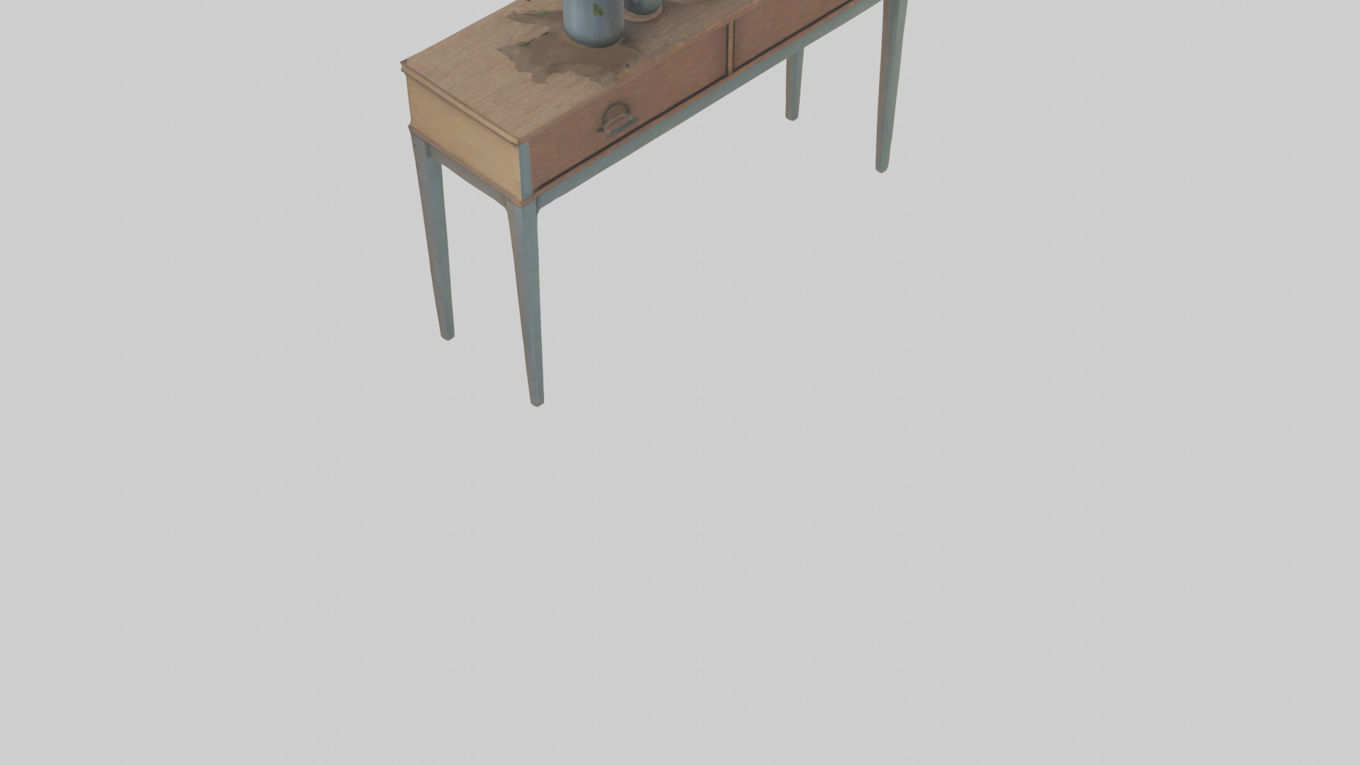 Hallway table model Low-poly 3D model_6