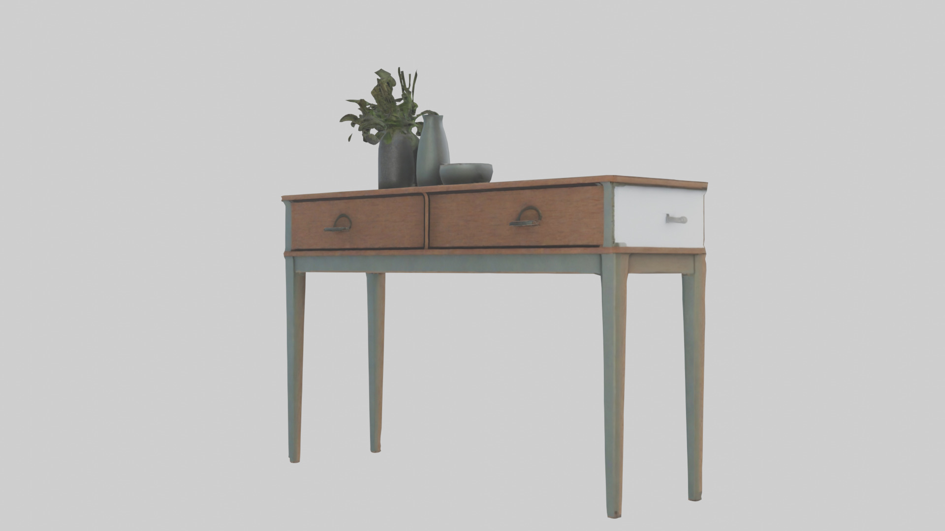 Hallway table model Low-poly 3D model_10