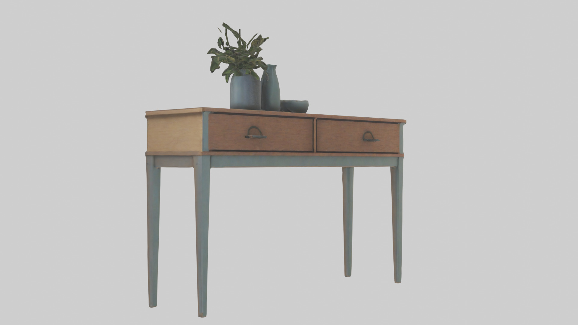 Hallway table model Low-poly 3D model_11