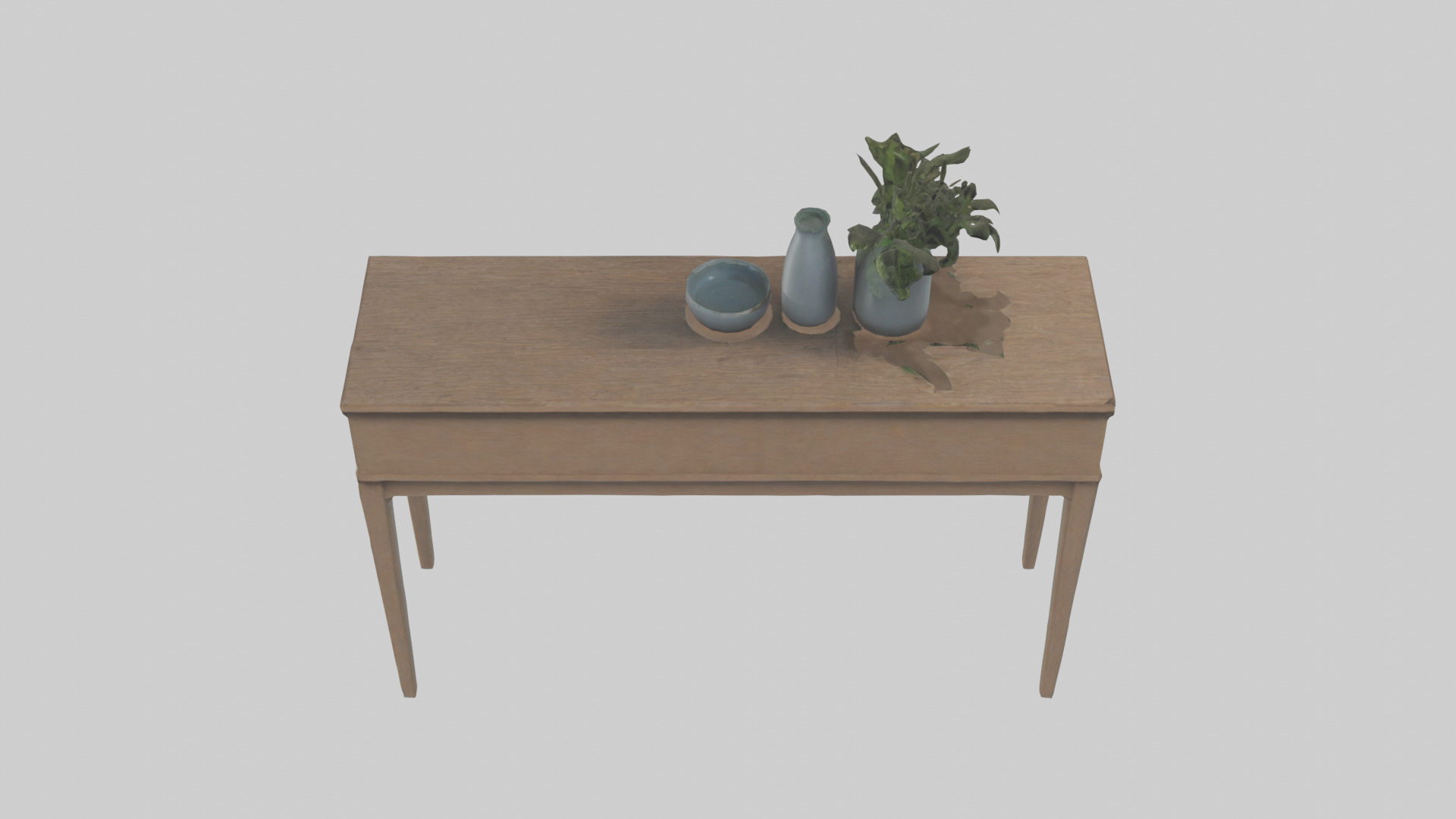 Hallway table model Low-poly 3D model_15