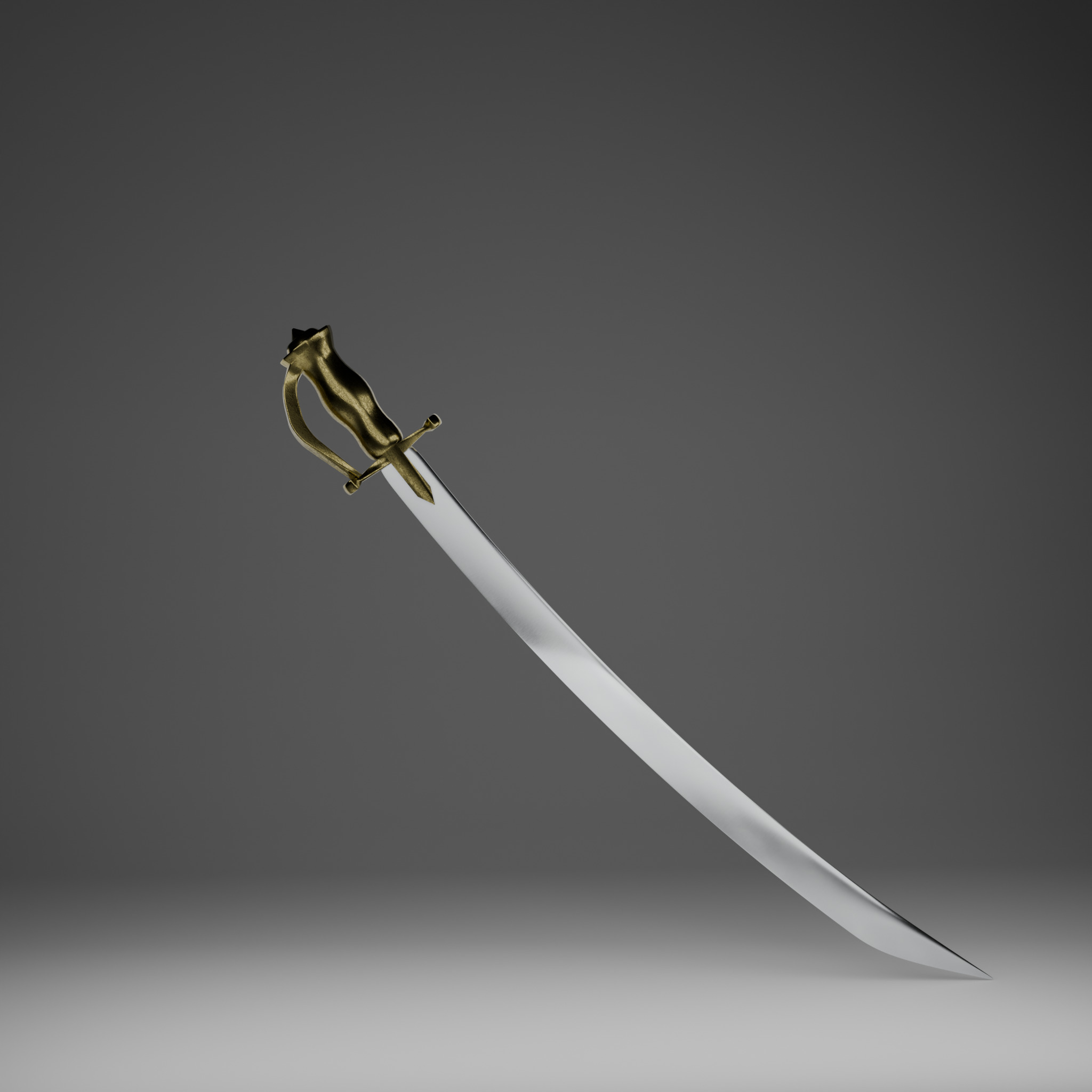Ancient Indian Sword 3d model 3D model_1