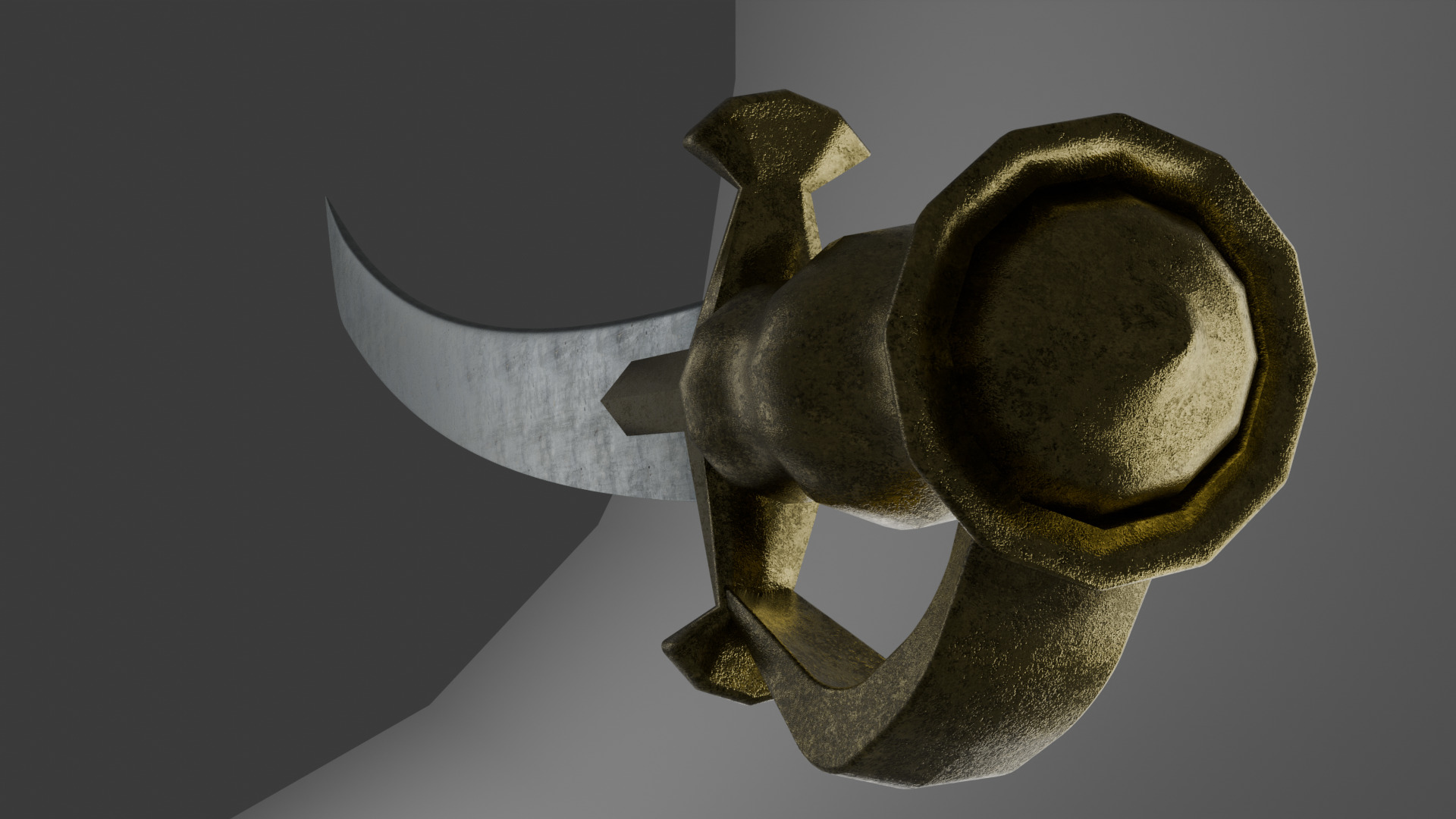 Ancient Indian Sword 3d model 3D model_4