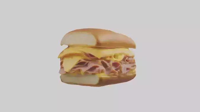 Ham and cheese sandwich model
