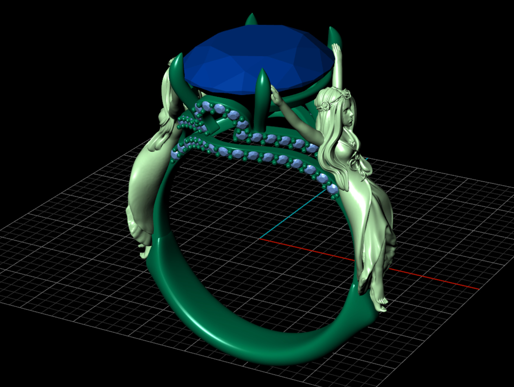 ring Libra 3D print model_6