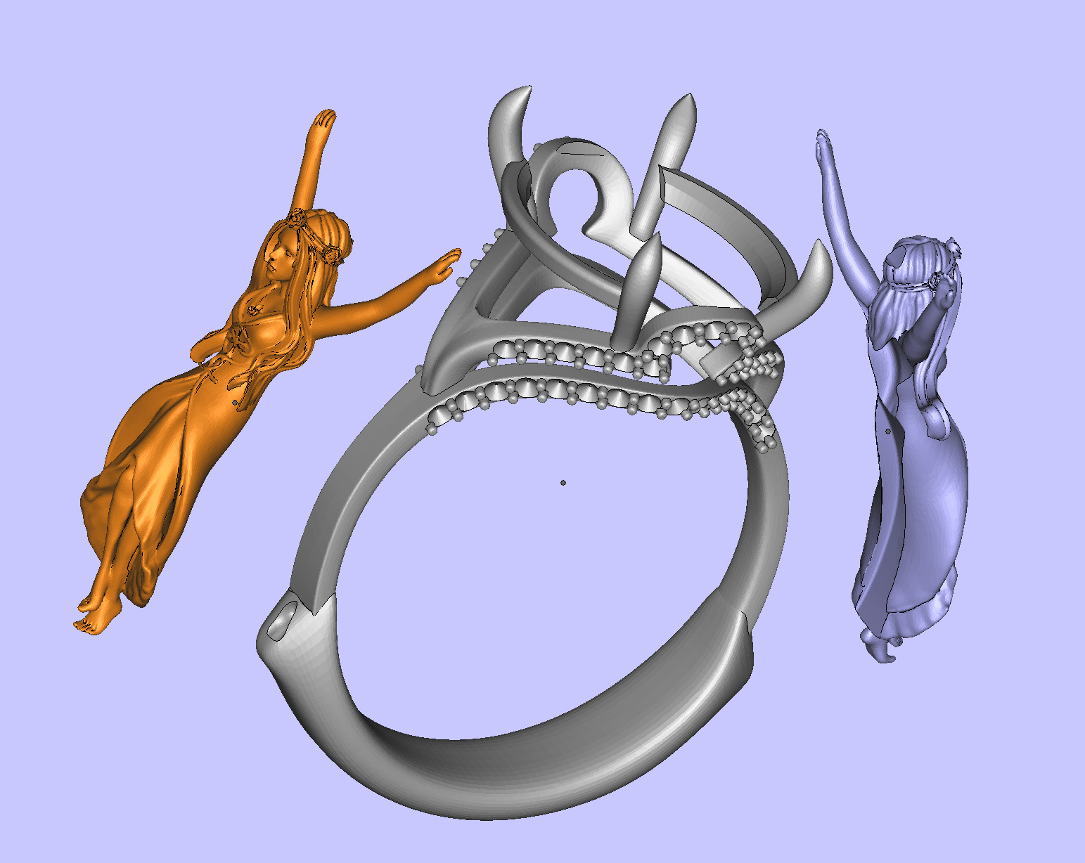 ring Libra 3D print model_10