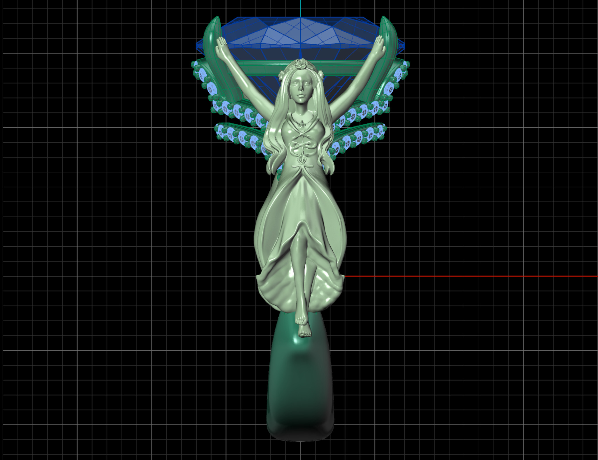 ring Libra 3D print model_5