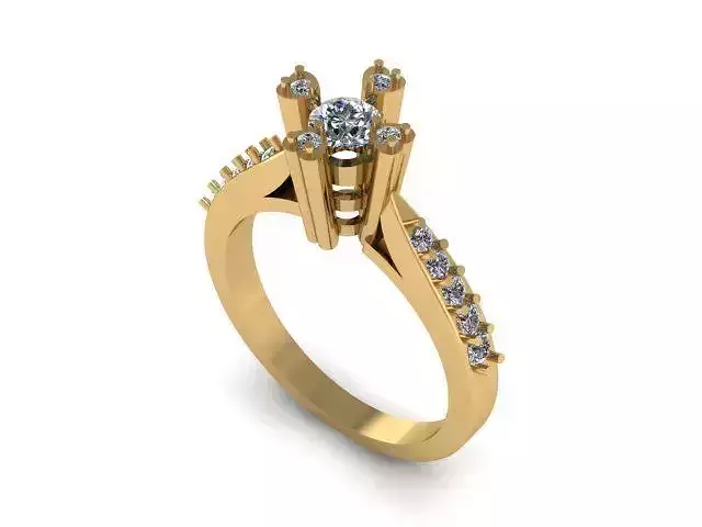 solitaire ring for diamonds