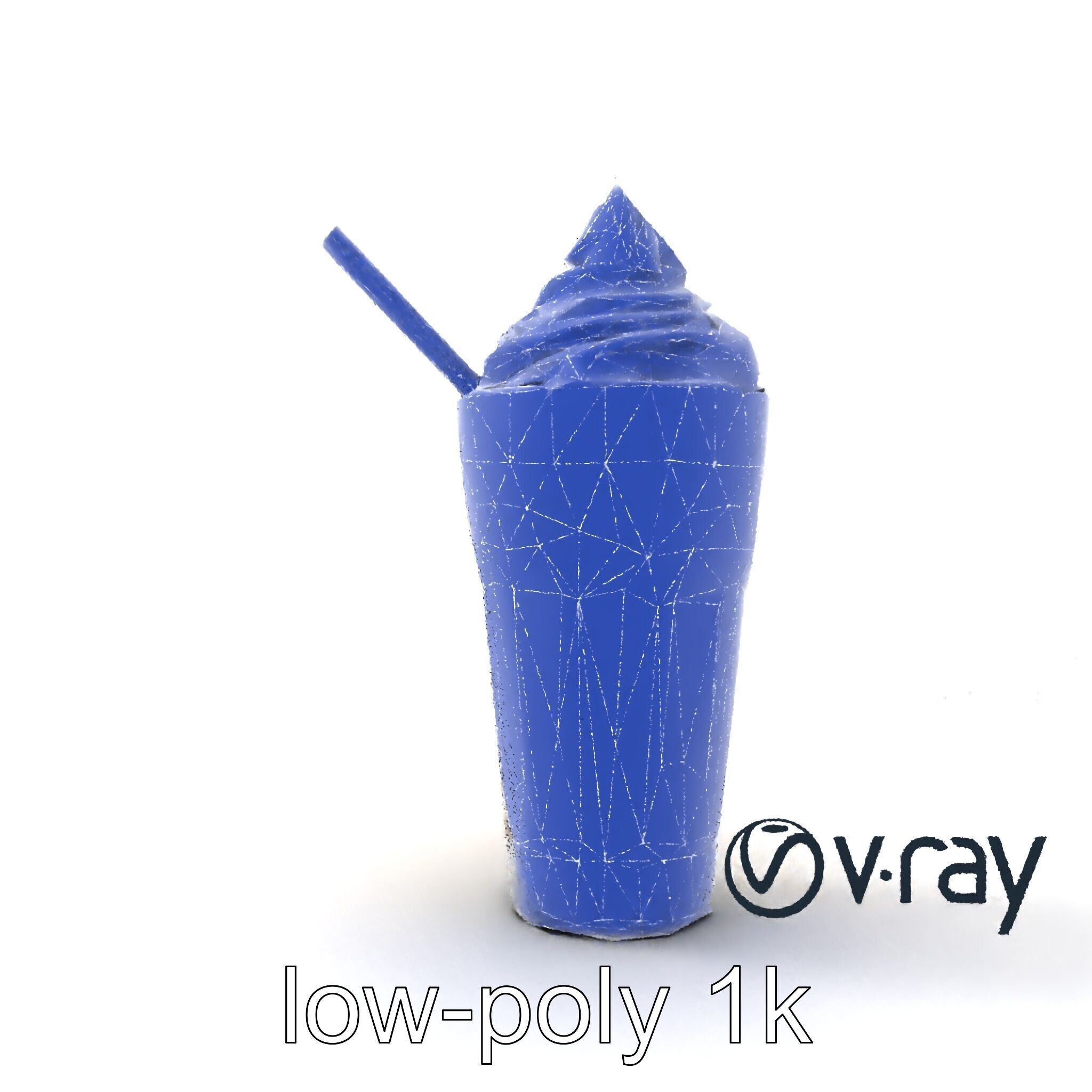 Realistic Iced Cappuccino Freddo Model Pack Low-poly 3D model_14