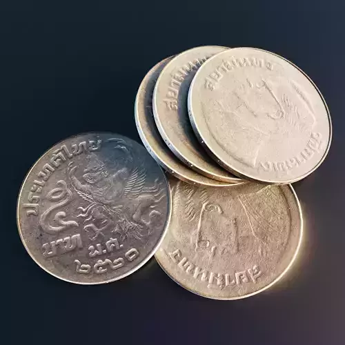 Thai 5 baht coin
