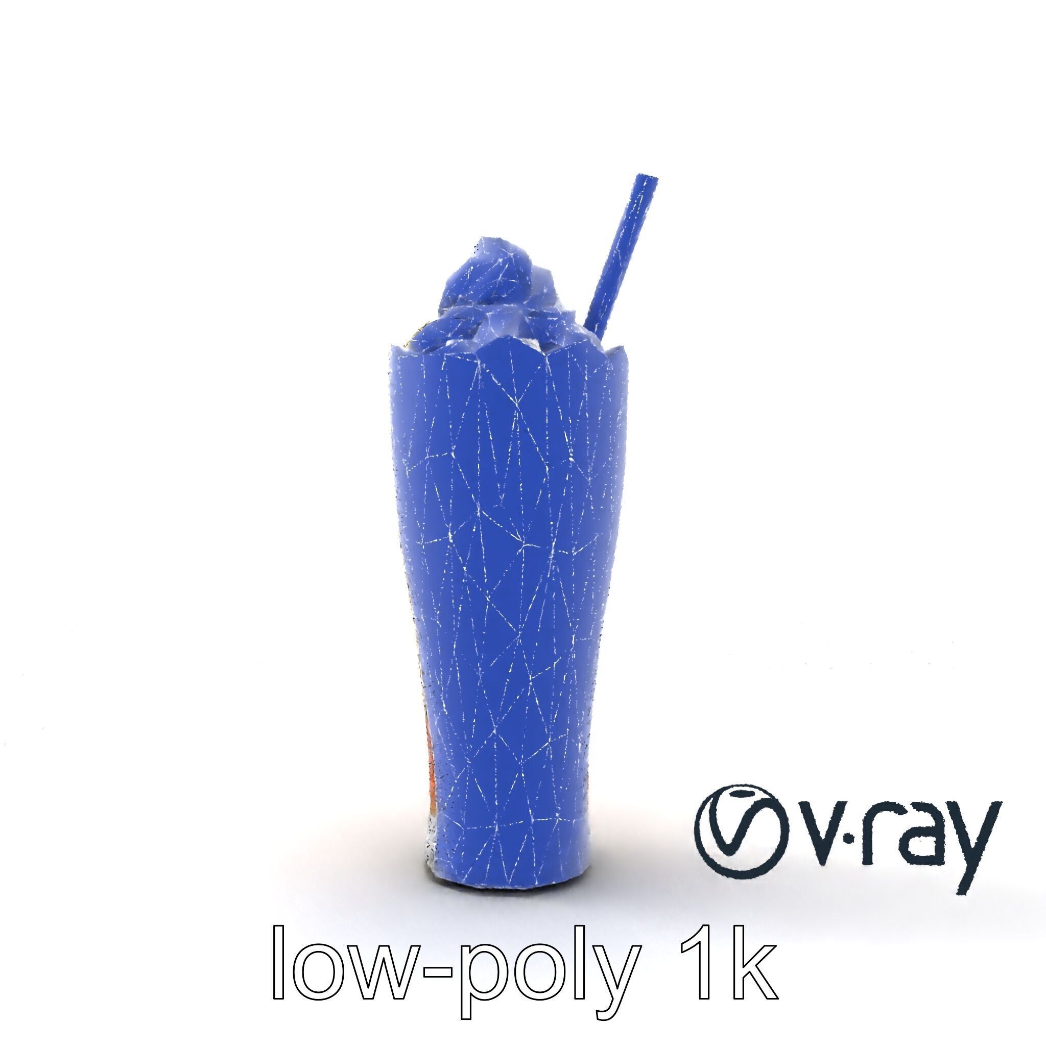 Root Beer Float Glass model pack Low-poly 3D model_23