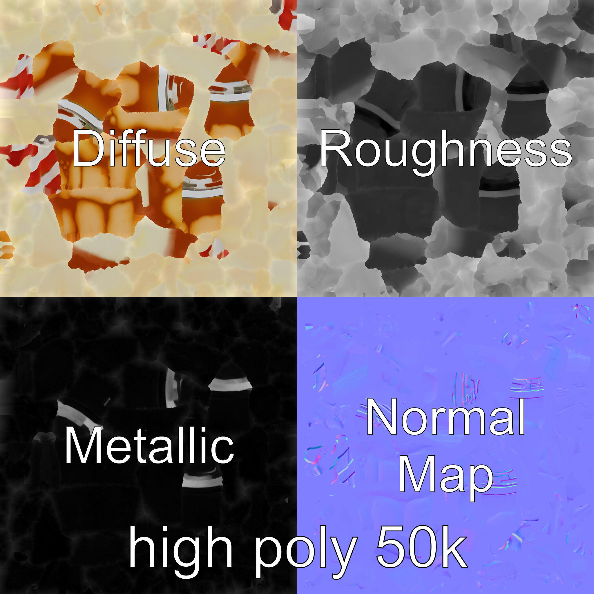 Root Beer Float Glass model pack Low-poly 3D model_3